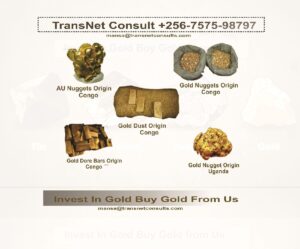 High Quality African Gold in Zhuzhou China+256757598797